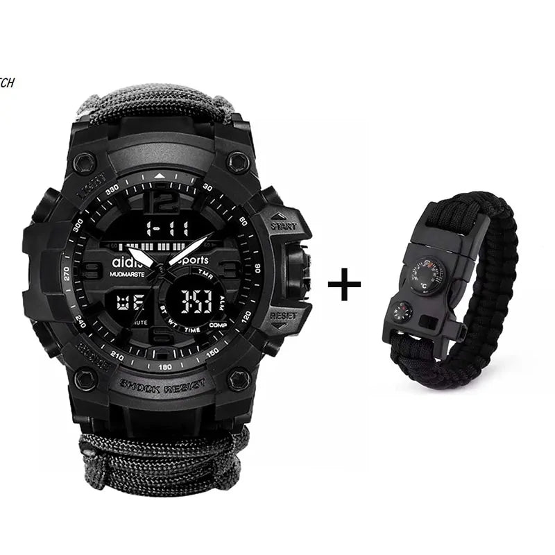 LED Military Sports Watch